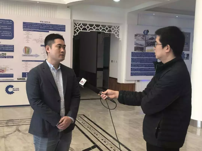 校城融合助力企業發展——重山光電李哲董事長接受市電視臺采訪