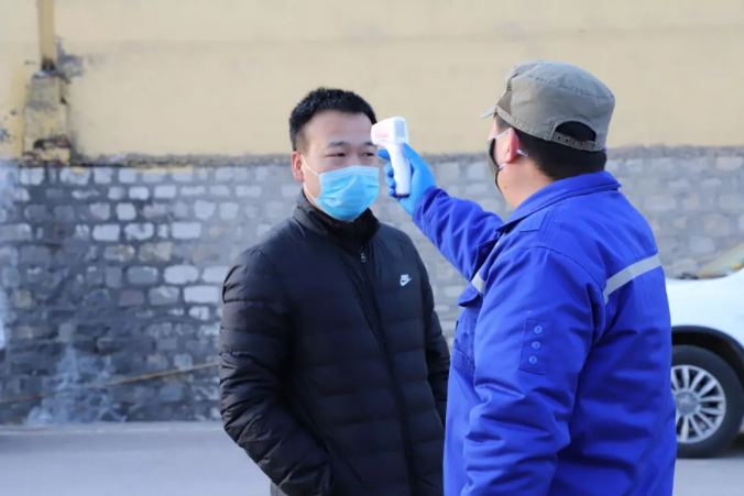 復工首日，公司嚴把疫情防控關